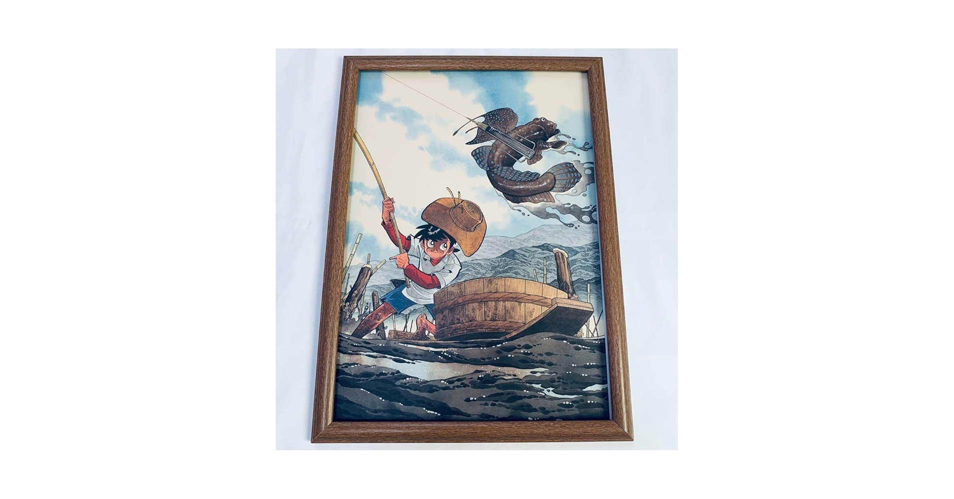 釣りキチ三平 B4サイズ ポスター 額付き 矢口高雄 17 ムツゴロウ m91961441015_1.jpg?1725527238